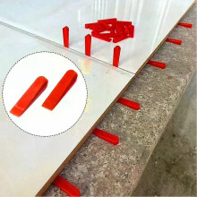 100Pcs PE Fliesen Abstandshalter Wiederverwendbare Positionierung Clips Wand Bodenbelag Fliesen Keil