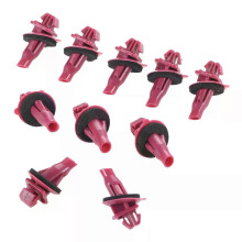 10 pezzi di clip di fissaggio in plastica per auto adatte per Toyota Land Cruiser Prado, clip per modanature