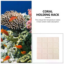 10 tapones de cerámica para base de coral, soporte para acuario, decoración de pecera, soporte para