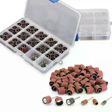 104 st Sliptrumset Grit 60 120 320 med slipdorn Slipband för Dremel Rotary Tools