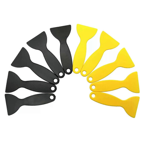 10 stuks plastic spatel hars schraper flexibele verf schraper plamuurmes luchtbel verwijderaar sticker