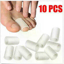 10 Pcs Silikon Gel Finger Rohr Protector Toe Sleeves für Reibung Schmerz Relief Fuß Pflege Werkzeug