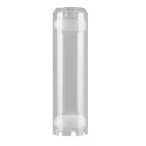 10-Inch Reusable Empty Clear Cartridge Water Filter Housing Various Media Refillable