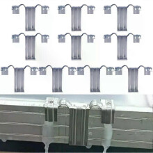 Lot de 10 clips de drainage d'eau pour panneaux solaires, 30/35/40 mm, en acier inoxydable