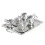 10 st 1/12 dockskåp miniatyr silvermetall te kaffebricka servisset 1