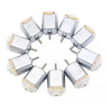 10 pezzi 130 micro motore CC 3V-6V 8000 giri/min motore elettrico in miniatura motore a quattro ruote