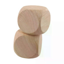 10 st 40 mm/50 mm/60 mm trätärningar Tomma trätärningar oavslutade träkuber fyrkantiga block Gör-det-själv