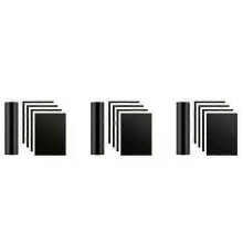 12 PCS Schwarz Laser Gravur Kennzeichnung Papier 39X27cm Laser Farbe Gravur Papier Für Metall Glas Keramik