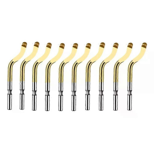 10pcs BS1012 Deburring Burr Blade Scraper Blade Hand Deburring Tool For Rubber Aluminum Iron Copper