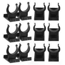 12 set di accessori per piedini per mobili in plastica, morsetti, staffe per zoccoli da cucina, vassoi