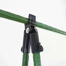 10 pezzi di supporto per piante, pilastro per tenda da sole, tipo A, clip fissa, picchetti per innesto
