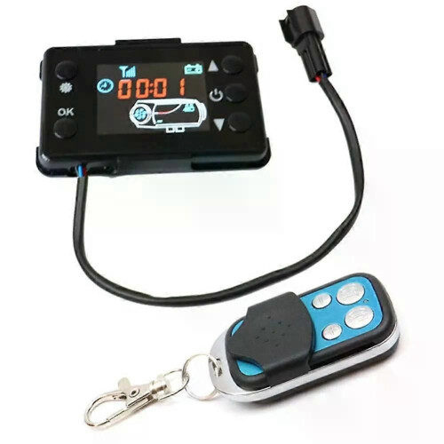 12/24V Auto Diesel Luchtverwarmer LCD Schakelaar Controller Verstelbare Timer Automatische Parkeerverwarming