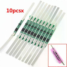 10 stuks beschermplaat voor 37V 18650 Li-ion lithiumbatterij met soldeerbout JB 28*3mm beschermplaat