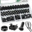 120pcs M6 Cage Screw Nut Washer Self-Locking Cable Ties Set Metric Thread for Server Shelf Cabinets 1