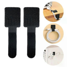 10pcs Reusable Cable Ties Fastening Wire Organizer Cord Rope Holder Self Adhesive Adjustable Cord Organizer