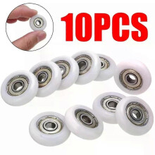 10 stücke Dusche Tür Roller Runner Rad 19/23/25mm Für Bad Dusche Schiebetür Roller Rad Glas