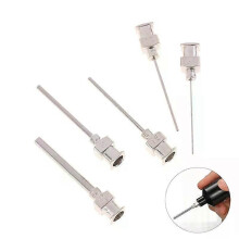 12G + 16G + 18G + 20G + 25G 5 stücke Edelstahl Nadel Blunt Tip Spritze Dispenser Nadeln Abgabe Kleber