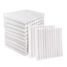 12Pcs Akustikschaumplatte Studio Keilfliese Akustikschaum Schalldichte Pyramide Studio Behandlung Wandpaneel