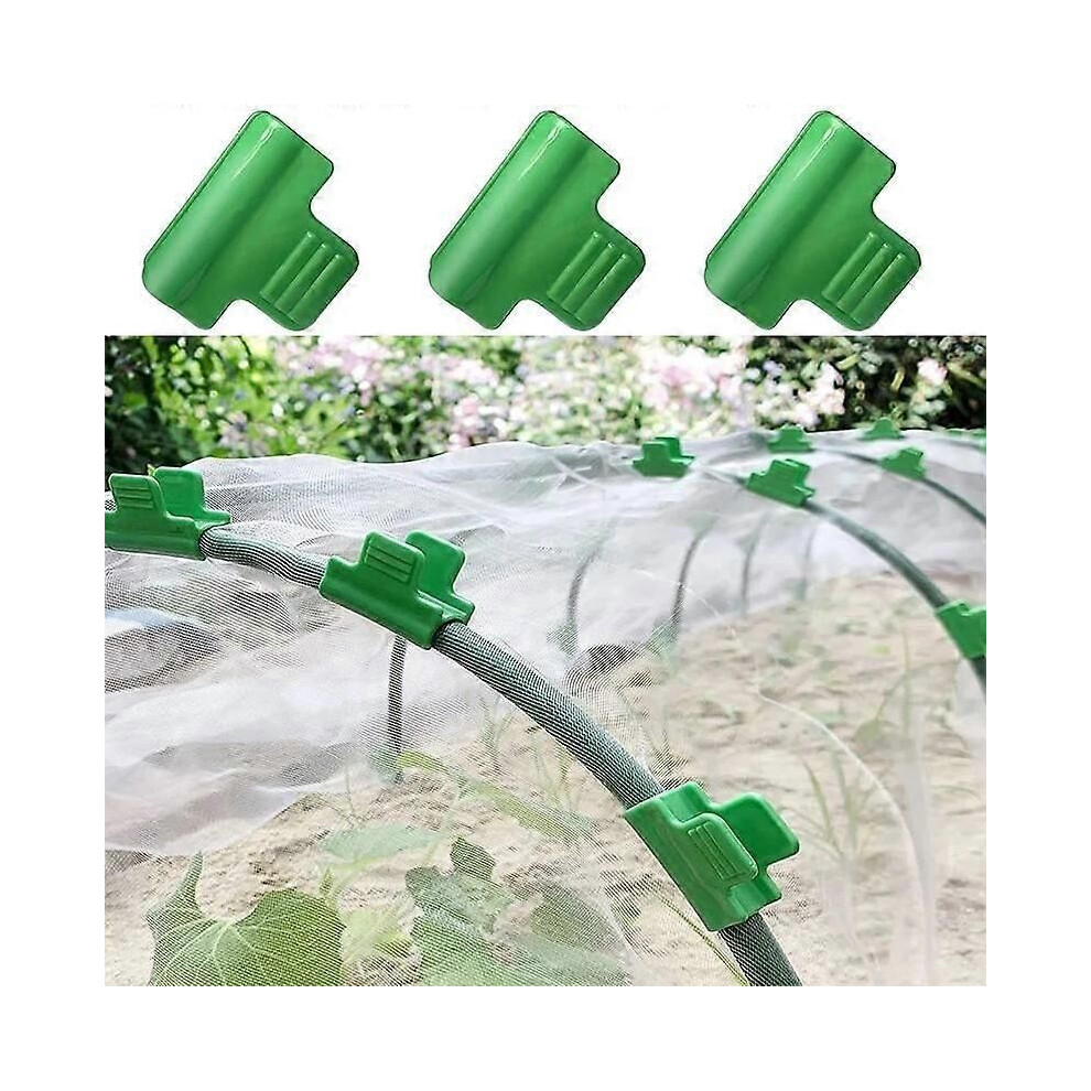 Lot de 12 serre-joints pour film de serre, bâche de jardin, filet, tunnel, cerceau, collier de serrage