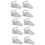 10Pcs Three-Hole Waterproof Tarpaulin Hook Trailer Connecting Net Hook Hook Iron Plate Hook Suitable 1