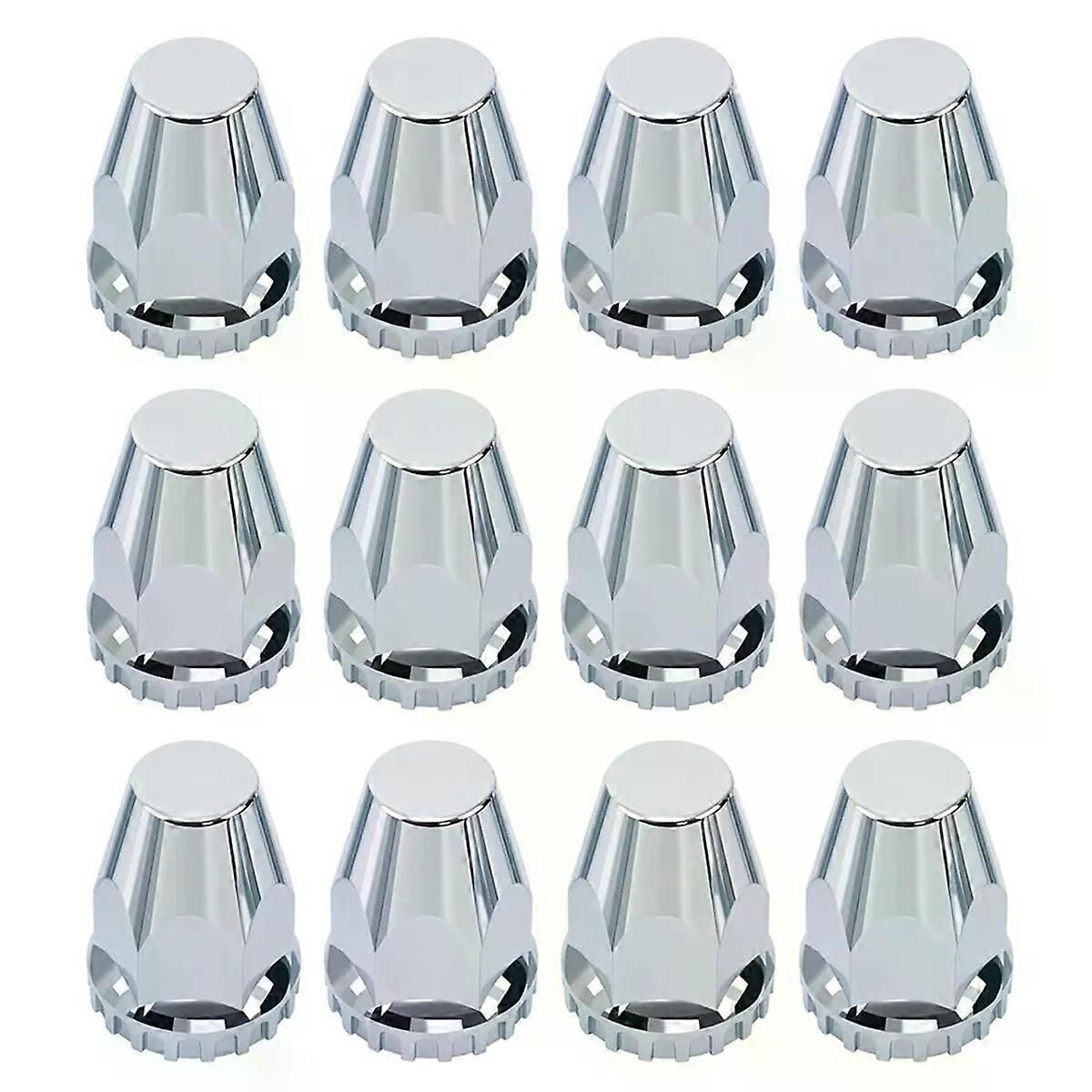 Cache-écrous Noirs 33 Mm Pour Camion - Lot De 10 | Protection Roue, Esthétique, Montage Facile