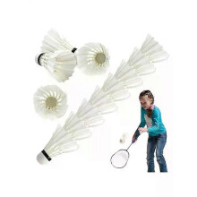 12 Teile/satz Feder Badminton Shuttlecocks Set Hight Speed Feder Training Shuttle Bälle Für Indoor