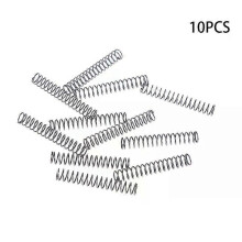 10PCS Draht Durchmesser 04mm Miniatur Kugelschreiber Refill Stahl Kleine Kompression Quellen