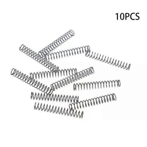 10PCS Wire Diameter 04mm Miniature Ballpoint Pen Refill Steel Small Compression Springs