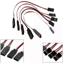 10 stuks/partij 10cm 15cm 30cm 50cm 100cm RC Servo Verlengsnoer Kabeldraad 150mm Lood JR