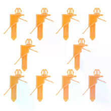 10 Teile/los Auto Radlauf Form Trim Flare Pane Clips Fit für TOYOTA Prado 120 Jahr 02-09 Kunststoff