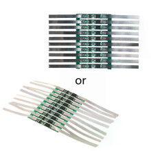 10 stuks/set 37V 3A beschermingsplaat voor 1S 18650 lithiumbatterij over beschermende plaatcel met soldeer