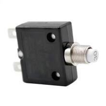 Interruttore automatico ripristinabile con pulsante da 12 V-24 V con 2 terminali rapidi da 30 A