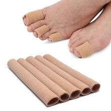 15 cm Stoff Gel Schlauch Bandage Finger Zehen halten Kissen Hühneraugen Hallux Valgu Blasen Schwielen