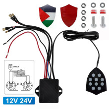 12V-24V Universele Elektronische Claxon 10 Geluiden Muziekregelaar Regelaar Monitor Automodificatie