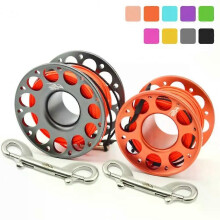 15m 30m FXL952 Finger Reel Doppel Haken Kopf Tauchen Finger Reel Seil Reel Wasser Sport Spool Reel Hohe
