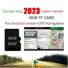16GB Micro SD-kaart Kaart van Europa voor Android-systeem Auto GPS-navigatie