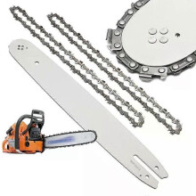 Barra guía de motosierra de 14 pulgadas con 2 cadenas de 3/8" para STIHL 017 MS170 HT70 MSE160, soporte