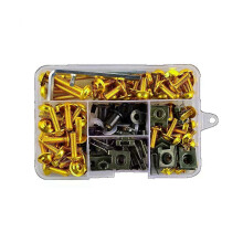177 stuks windschermafdekking set schroeven kuip set schroeven motorfiets accessoires goud