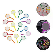 15 stuks optische vergrootglazen voor kinderen, draagbaar, handzaam leesglas, verkenningsgereedschap,