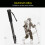 Versatile Aluminum Alloy Monopod 4 Section Telescopic for Camera & Mic 11