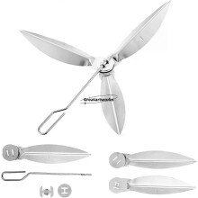 1-kit 22-1/2-tums grillar One Touch Cleaning System Set passform 57 cm för Weber kolgrill/vattenkokare