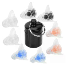 1 par de tapones antiruido de 27 dB para protección auditiva para conciertos, festivales de música y