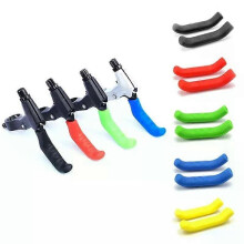 1 paire de housses de poignée de frein de vélo en silicone, poignées de guidon de vélo, protection antidérapante