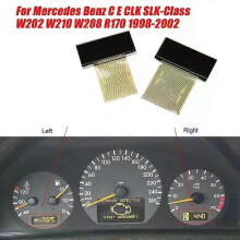1 paar Dashboard LCD Bildschirm Für Mercedes Benz C E CLK SLK-Klasse W202 W210 W208 R170 1998-2002 air-Con
