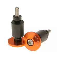 1 paar Motorcycle Grip Doctor 7/8 inch (22 mm) stuurdoppen oranje