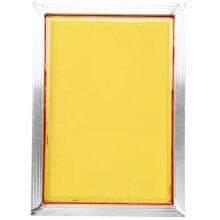 1kpl 120T Mesh uudelleenkäytettävä alumiinisilkkipainokehys 27x39cm 300Tpi keltaisella meshillä valmistukseen