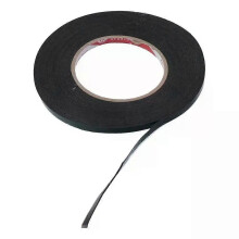 1 stuk 6 mm x 1 mm zelfklevende schokbestendige, geluiddempende schuimtape van 10 m lang, dubbelzijdig