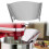 1 tolva de vertido para batidora de pie KitchenAid. Protector de vertido de acero inoxidable para accesorios 1