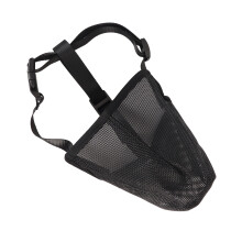 Portable Adjustable Dog Muzzle L with Soft Mesh for All-Day Use