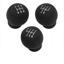 1 pomo de cambio de silicona universal para automóvil, funda de silicona, protector de cambio manual,